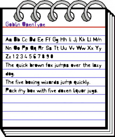 Goblin Regular animated font preview