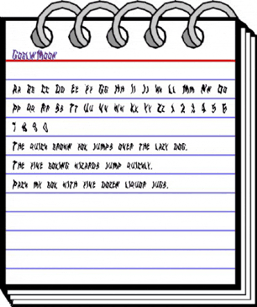 GoblinMoon Regular animated font preview GoblinMoon Regular animated font preview