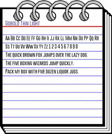 Gobold Thin Light Regular animated font preview Gobold Thin Light Regular animated font preview