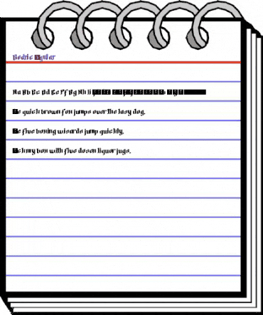 Godric Regular animated font preview Godric Regular animated font preview