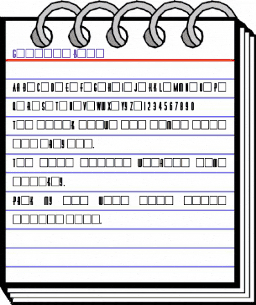 Goering Bold Regular animated font preview