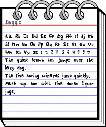 Goggle Regular animated font preview Goggle Regular animated font preview