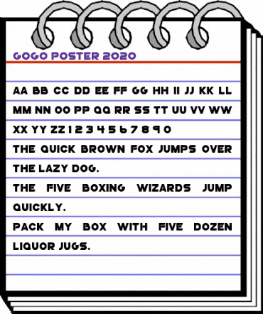 GoGo Poster 2020 Regular animated font preview GoGo Poster 2020 Regular animated font preview