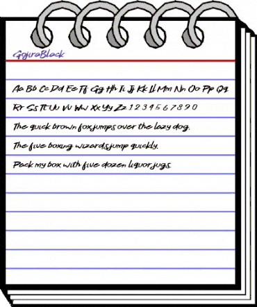 Gojira Black Regular animated font preview Gojira Black Regular animated font preview