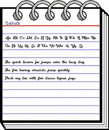 Golliath Regular animated font preview Golliath Regular animated font preview