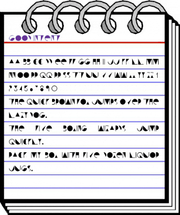 Good Intent Regular animated font preview