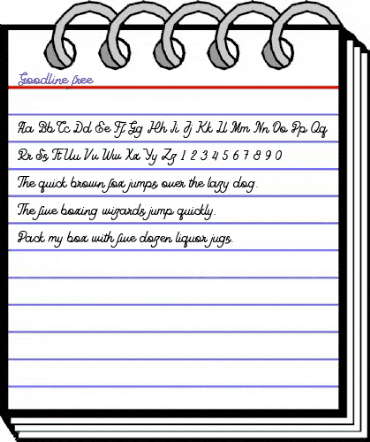 Goodline Free animated font preview Goodline Free animated font preview