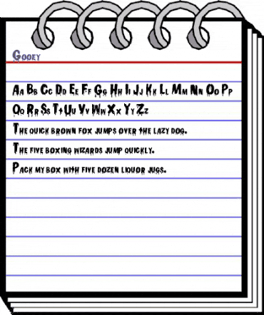 Gooey Gooey animated font preview Gooey Gooey animated font preview