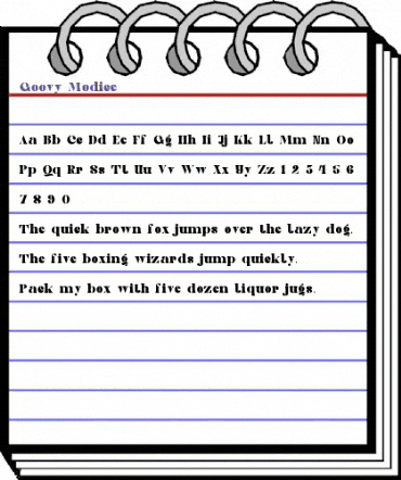 Goovy Modice Regular animated font preview Goovy Modice Regular animated font preview
