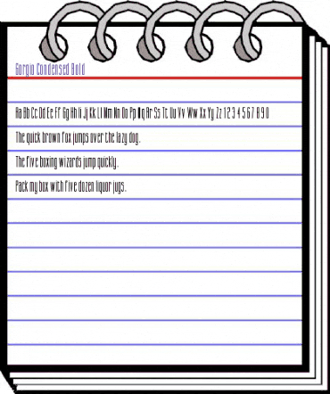 Gorgio-Condensed Bold animated font preview Gorgio-Condensed Bold animated font preview