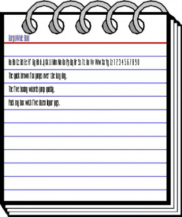 GorgioWide Bold animated font preview GorgioWide Bold animated font preview