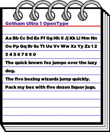 Gotham Regular animated font preview Gotham Regular animated font preview