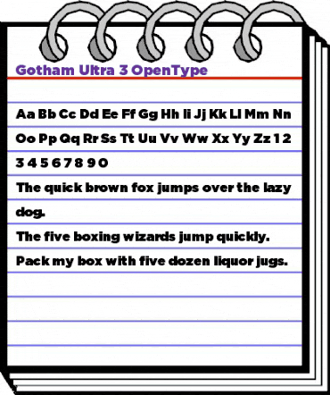 Gotham Regular animated font preview Gotham Regular animated font preview