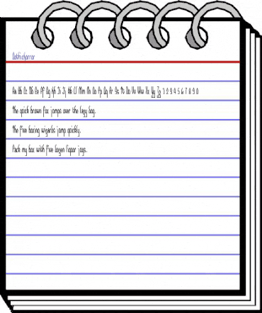 GothicHorror Regular animated font preview