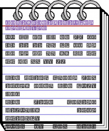 Gotische Initialen Regular animated font preview Gotische Initialen Regular animated font preview