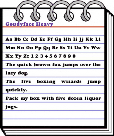 Goudyface-Heavy Heavy animated font preview Goudyface-Heavy Heavy animated font preview