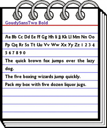 GoudySansTwo Bold animated font preview GoudySansTwo Bold animated font preview