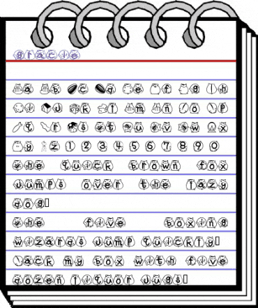 gracie Regular animated font preview gracie Regular animated font preview