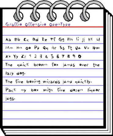 Graffio Offensivo animated font preview Graffio Offensivo animated font preview