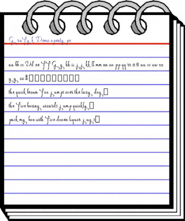 Grafyk Demo animated font preview