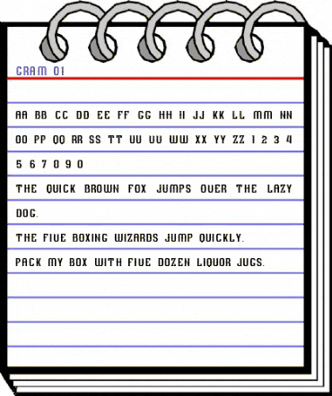 GRAM 01 Regular animated font preview GRAM 01 Regular animated font preview
