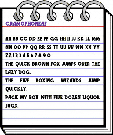 GramophoneNF Regular animated font preview GramophoneNF Regular animated font preview