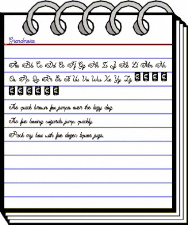 Grandmora Regular animated font preview
