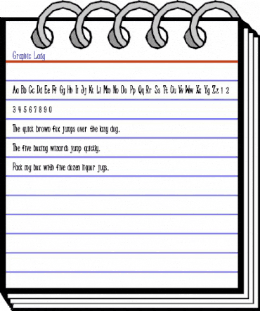 Graphic Lady Regular animated font preview Graphic Lady Regular animated font preview