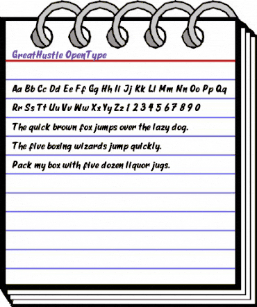 Great Hustle Regular animated font preview Great Hustle Regular animated font preview