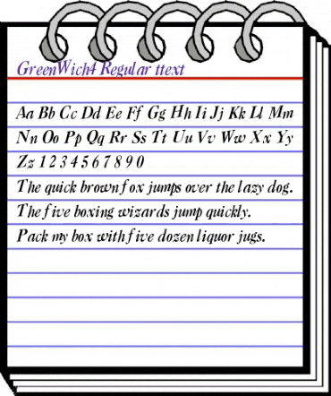 GreenWich4 Regular animated font preview GreenWich4 Regular animated font preview