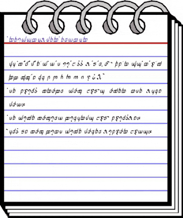 Greifswalder Tengwar Regular animated font preview Greifswalder Tengwar Regular animated font preview