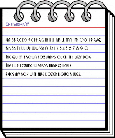 Grenadier NF Regular animated font preview Grenadier NF Regular animated font preview