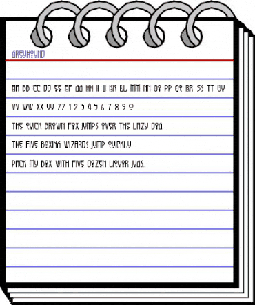 Greyhound Regular animated font preview Greyhound Regular animated font preview