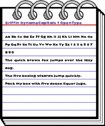 Griffin Regular animated font preview Griffin Regular animated font preview