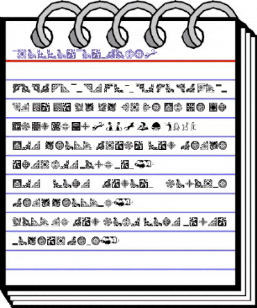 GriffinDingbats1 Normal animated font preview