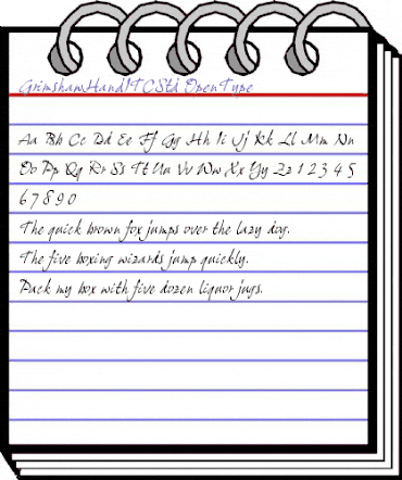 Grimshaw Hand ITC Std Regular animated font preview Grimshaw Hand ITC Std Regular animated font preview