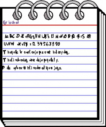 Grinched Regular animated font preview Grinched Regular animated font preview