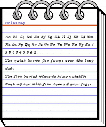 Grind Regular animated font preview Grind Regular animated font preview