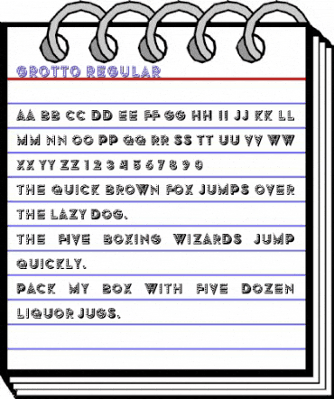 Grotto Regular animated font preview Grotto Regular animated font preview
