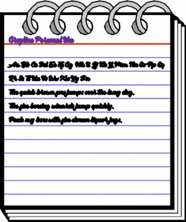 Groyline Personal Use Regular animated font preview