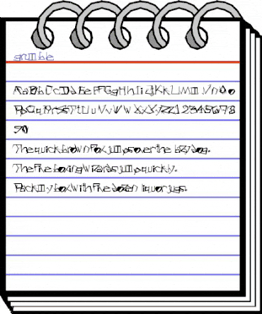 grumble Regular animated font preview grumble Regular animated font preview