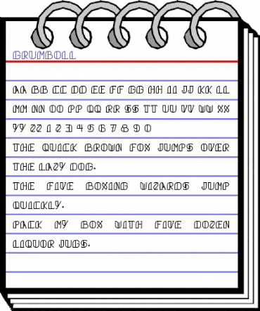 Grumboll Regular animated font preview