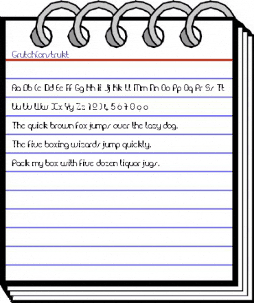 GrutchConstrukt Regular animated font preview GrutchConstrukt Regular animated font preview