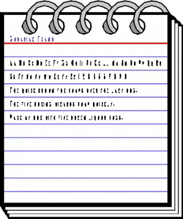 Gudariak txano Regular animated font preview