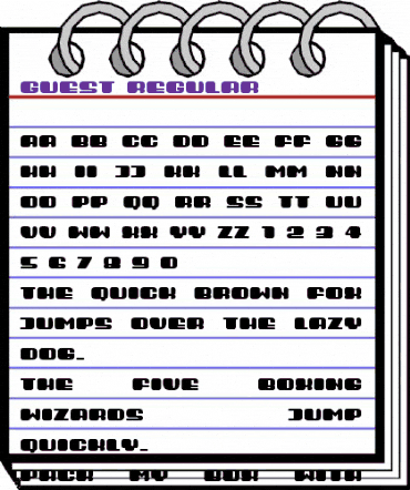 Guest Regular animated font preview Guest Regular animated font preview