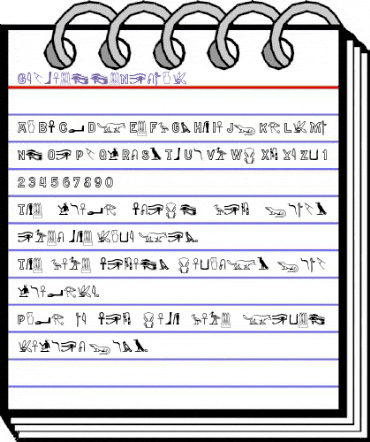 Gyptienne Regular animated font preview Gyptienne Regular animated font preview