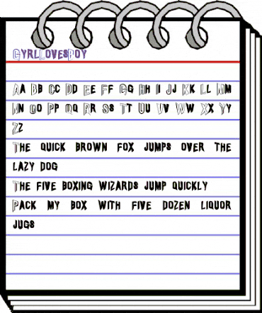 GyrlLovesBoy Regular animated font preview GyrlLovesBoy Regular animated font preview