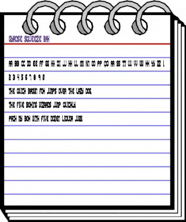 Gyrose Squeeze BRK Normal animated font preview Gyrose Squeeze BRK Normal animated font preview