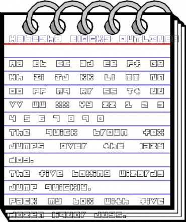 Habesha_Blocks_OUTLINES outlines animated font preview Habesha_Blocks_OUTLINES outlines animated font preview