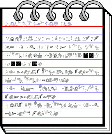 Hairspray Pix Regular animated font preview